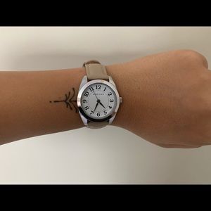 Anne Klein Tan Leather Watch
